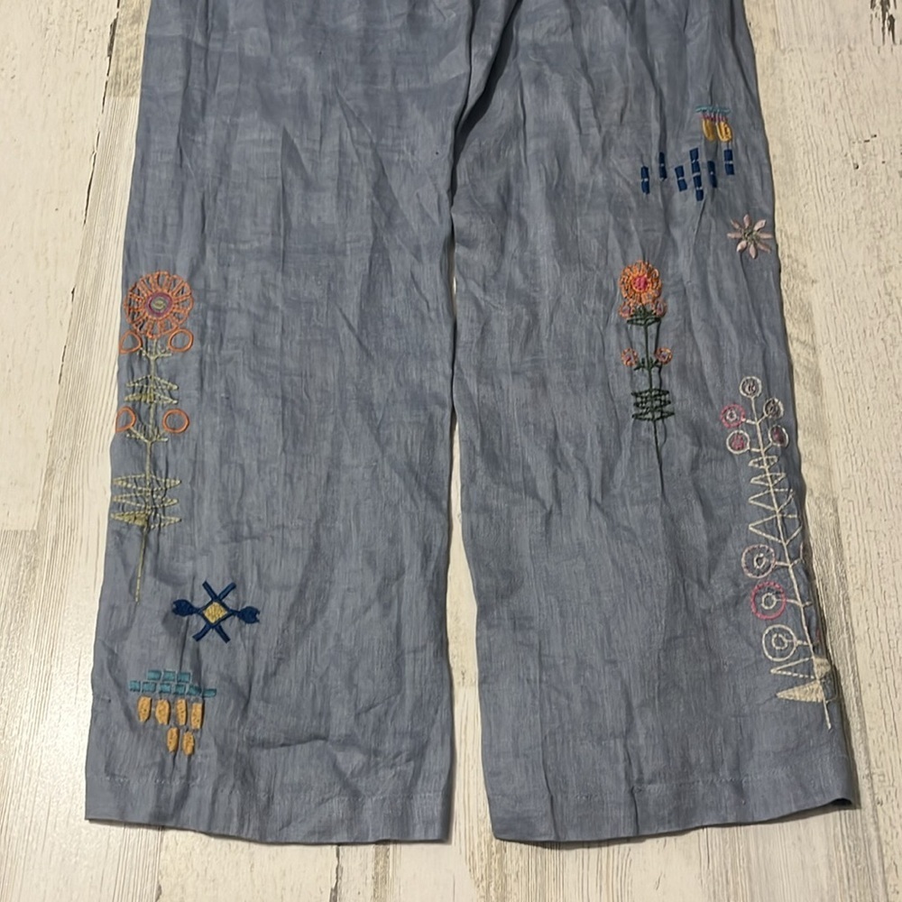 Johnny Was Elektra Linen Pants Size XS.  NWT - Picture 10 of 13